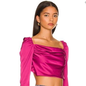 Kaela Open Back Top in Magenta - MORE TO COME